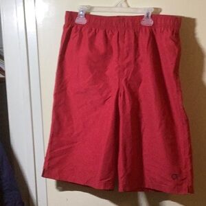 Red swimming trunks